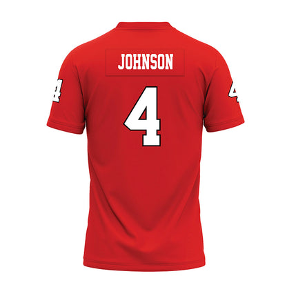 Texas Tech - NCAA Football : Kenny Johnson - Red Premium Football Jersey-1