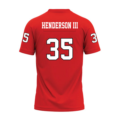 Texas Tech - NCAA Football : Michael Henderson III - Red Premium Football Jersey-1