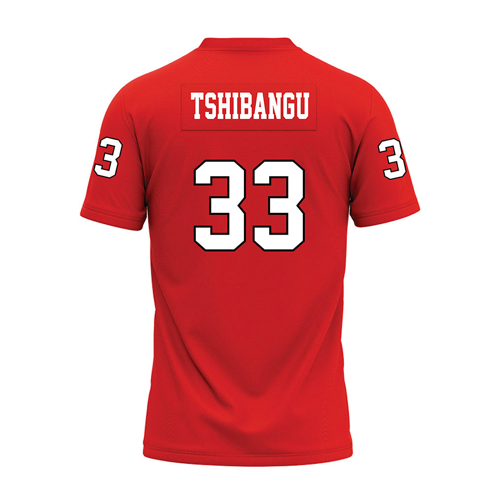 Texas Tech - NCAA Football : Loic Tshibangu - Red Premium Football Jersey-1