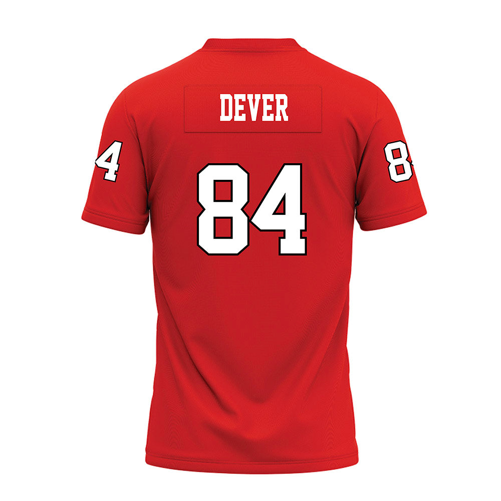 Texas Tech - NCAA Football : Michael Dever - Red Premium Football Jersey-1