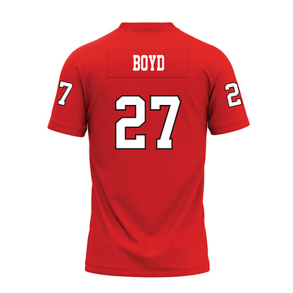 Texas Tech - NCAA Football : Amier Boyd - Red Premium Football Jersey-1