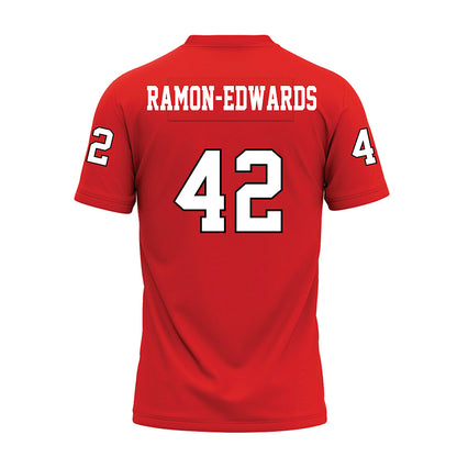 Texas Tech - NCAA Football : Marcus Ramon-Edwards - Red Premium Football Jersey-1