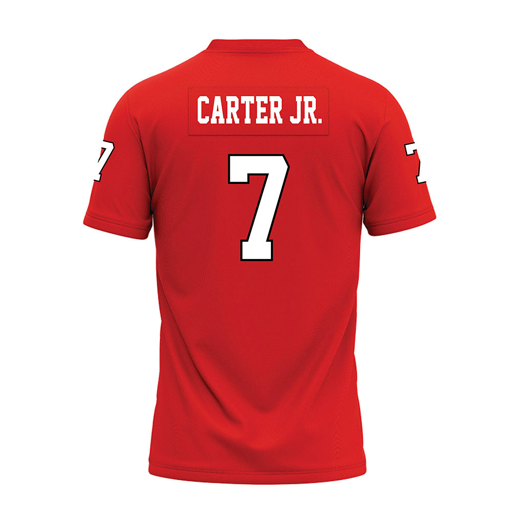 Texas Tech - NCAA Football : Terrance Carter Jr. - Red Premium Football Jersey-1