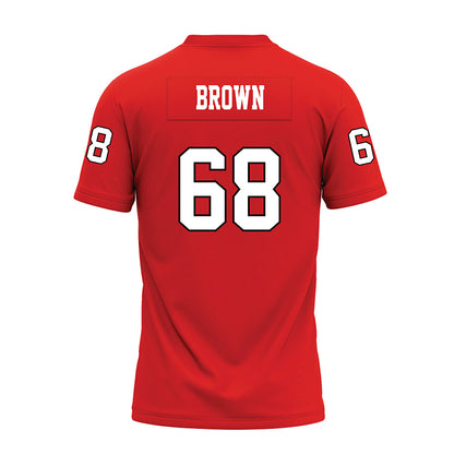 Texas Tech - NCAA Football : Ren Brown - Red Premium Football Jersey-1