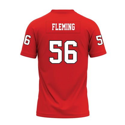 Texas Tech - NCAA Football : Amarie Fleming - Red Premium Football Jersey-1