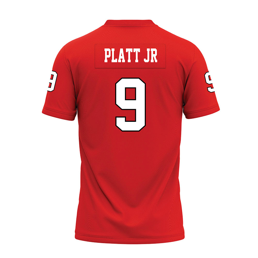 Texas Tech - NCAA Football : Corey Platt Jr - Red Premium Football Jersey-1