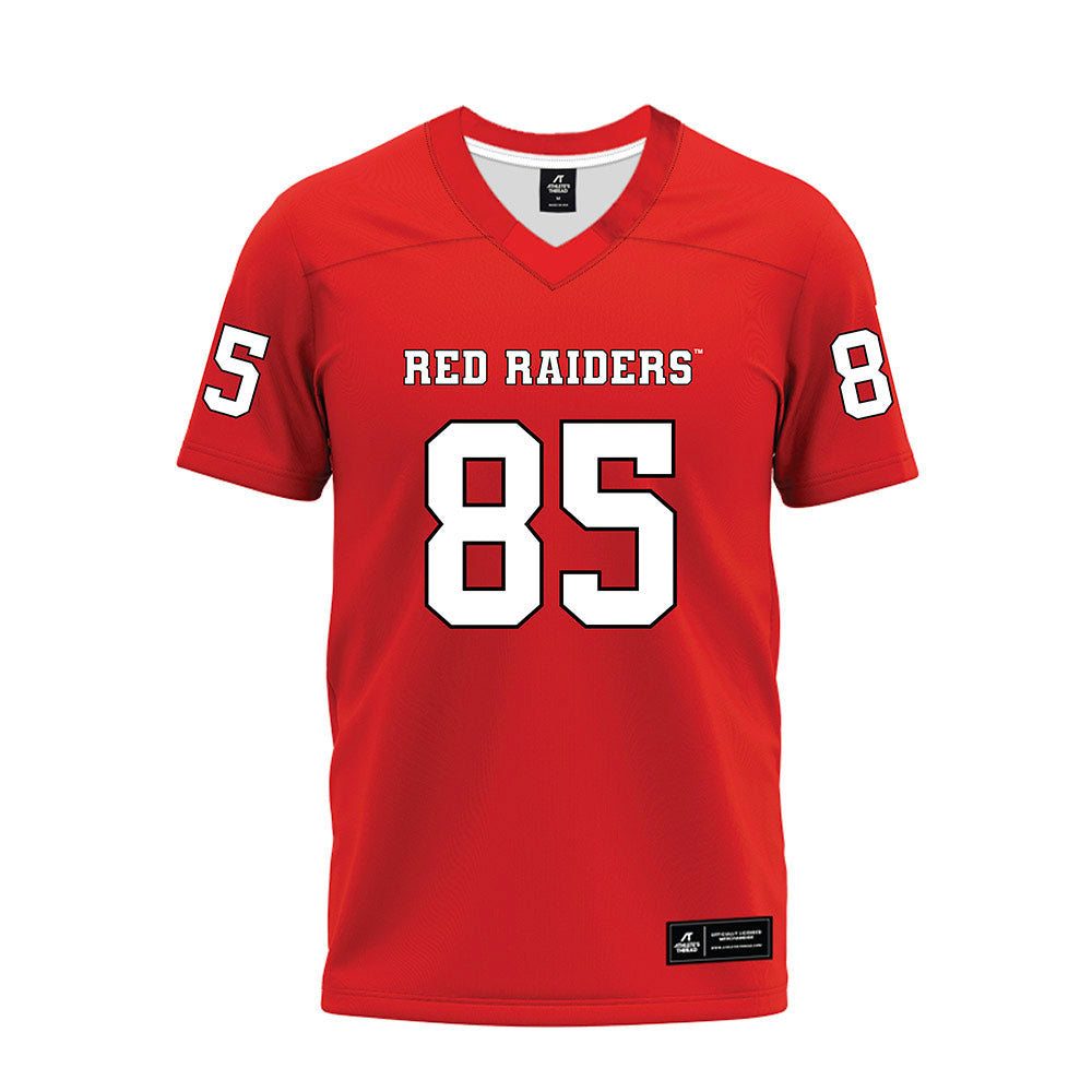 Texas Tech - NCAA Football : Bryson Jones - Red Premium Football Jersey-0