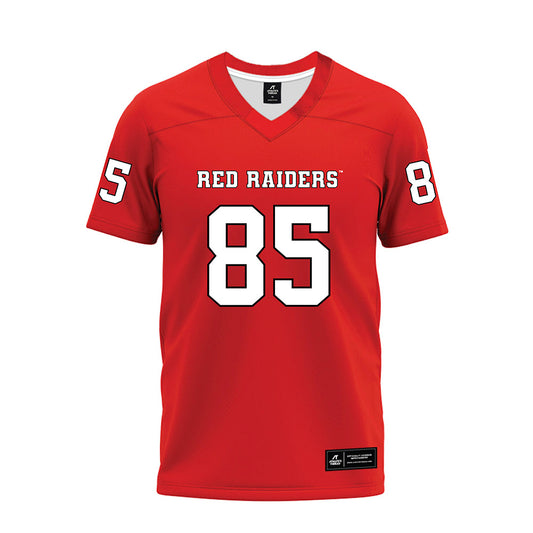 Texas Tech - NCAA Football : Bryson Jones - Red Premium Football Jersey-0