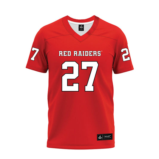 Texas Tech - NCAA Football : Amier Boyd - Red Premium Football Jersey-0