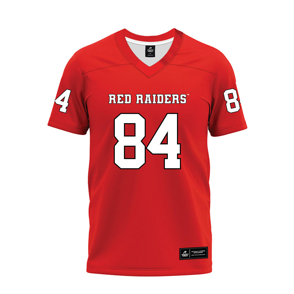 Texas Tech - NCAA Football : Michael Dever - Red Premium Football Jersey-0