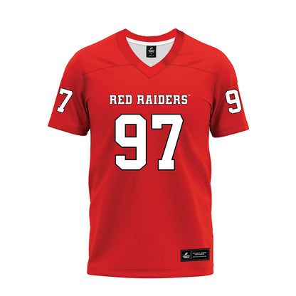 Texas Tech - NCAA Football : Charles Anderson - Red Premium Football Jersey-0