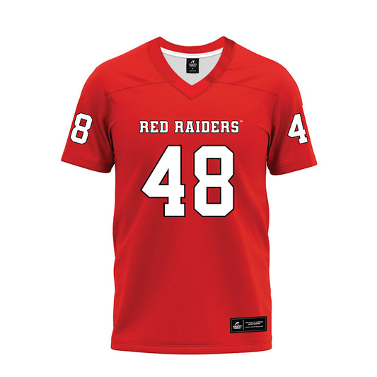 Texas Tech - NCAA Football : Stone Harrington - Red Premium Football Jersey-0