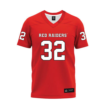 Texas Tech - NCAA Football : Sawyer Wilkerson - Red Premium Football Jersey-0