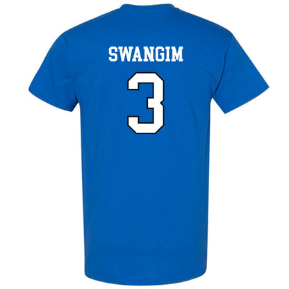 UNC Asheville - NCAA Baseball : Zeb Swangim - Classic Shersey T-Shirt-1