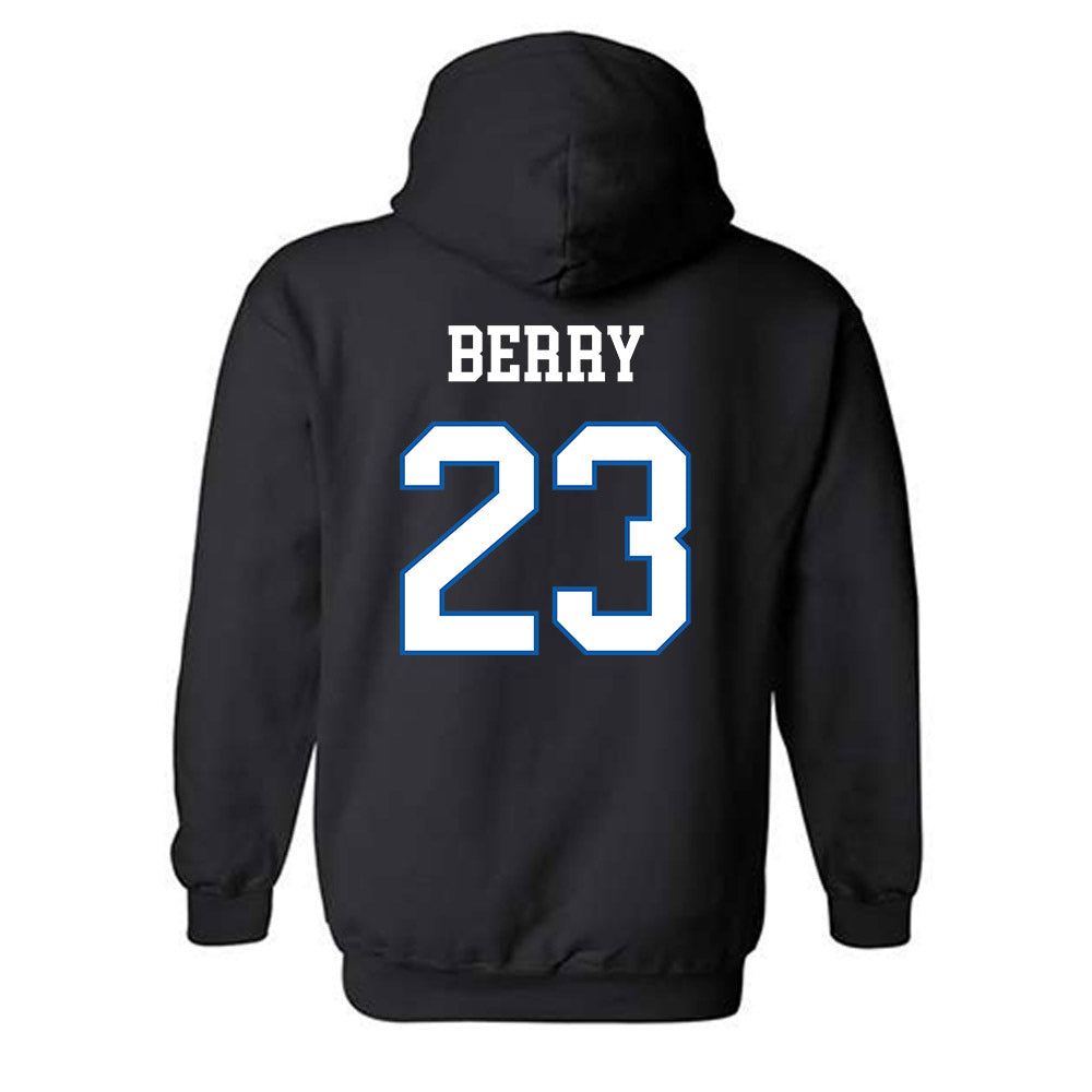 UNC Asheville - NCAA Women's Basketball : Tremiyah Berry - Classic Shersey Hooded Sweatshirt-1
