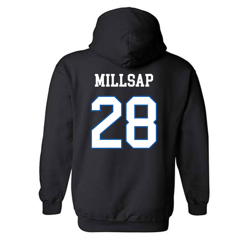 UNC Asheville - NCAA Baseball : Gunner Millsap - Classic Shersey Hooded Sweatshirt-1