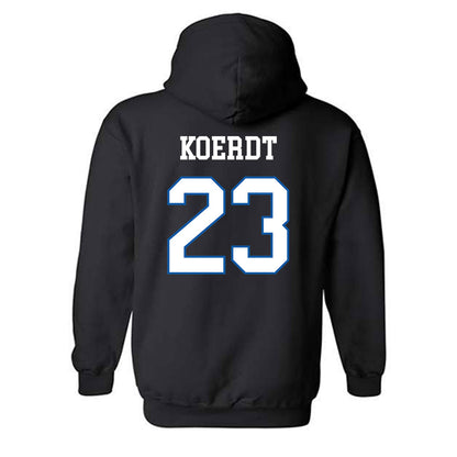 UNC Asheville - NCAA Women's Basketball : Jaidyn Koerdt - Classic Shersey Hooded Sweatshirt-1