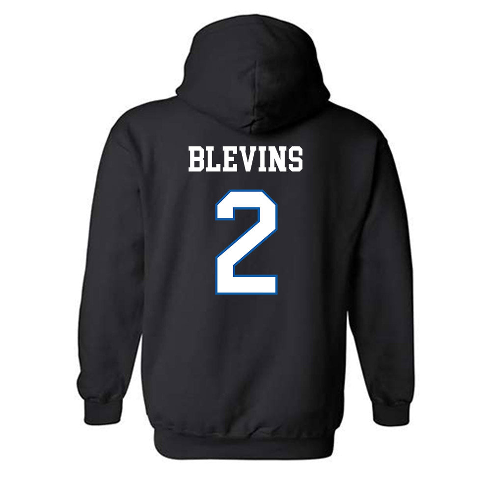 UNC Asheville - NCAA Women's Volleyball : Jessy Blevins - Classic Shersey Hooded Sweatshirt-1