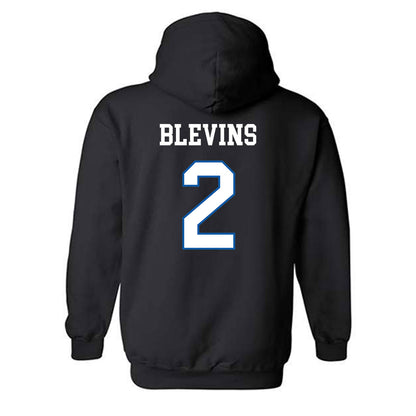 UNC Asheville - NCAA Women's Volleyball : Jessy Blevins - Classic Shersey Hooded Sweatshirt-1