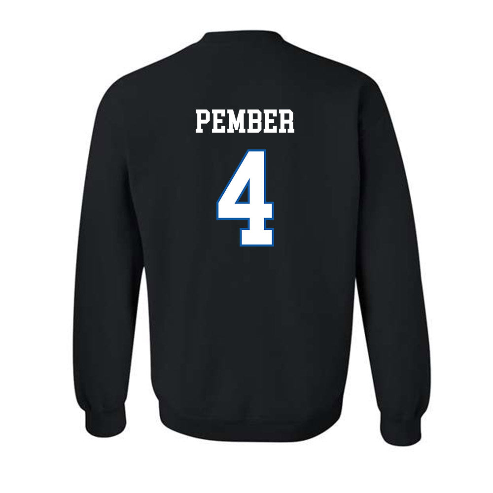 UNC Asheville - NCAA Men's Basketball : Drew Pember - Classic Shersey Crewneck Sweatshirt-1