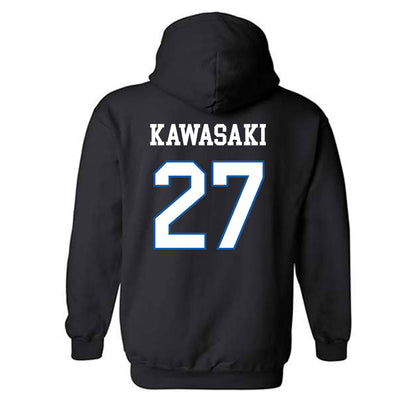 UNC Asheville - NCAA Women's Soccer : Nao Kawasaki - Classic Shersey Hooded Sweatshirt-1