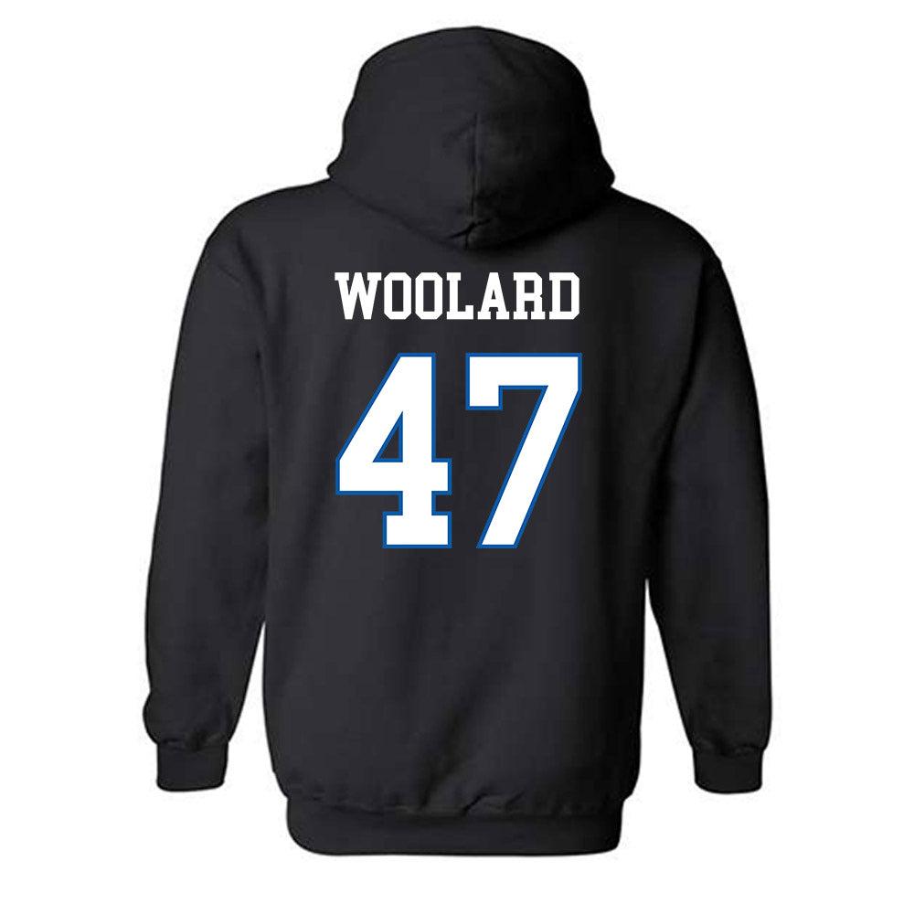 UNC Asheville - NCAA Baseball : Colin Woolard - Classic Shersey Hooded Sweatshirt-1