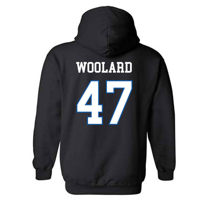 UNC Asheville - NCAA Baseball : Colin Woolard - Classic Shersey Hooded Sweatshirt-1