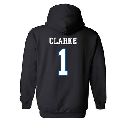 UNC Asheville - NCAA Men's Basketball : Julian Clarke - Classic Shersey Hooded Sweatshirt-1
