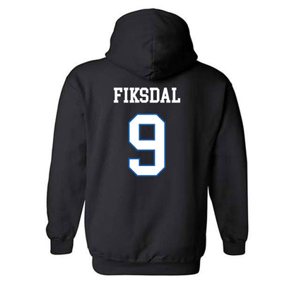 UNC Asheville - NCAA Men's Soccer : Brede Fiksdal - Classic Shersey Hooded Sweatshirt-1