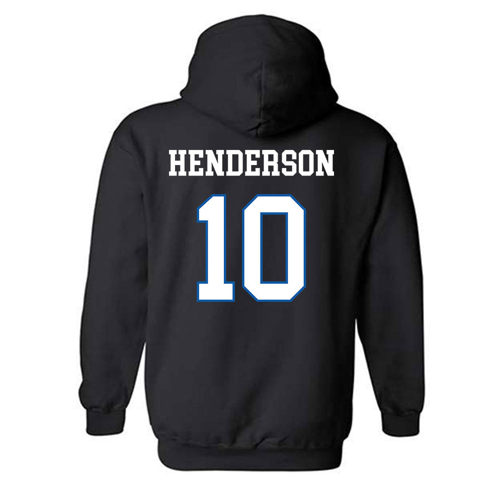 UNC Asheville - NCAA Women's Soccer : Emmie Henderson - Classic Shersey Hooded Sweatshirt-1