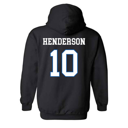 UNC Asheville - NCAA Women's Soccer : Emmie Henderson - Classic Shersey Hooded Sweatshirt-1