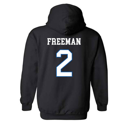 UNC Asheville - NCAA Women's Basketball : Jamaria Freeman - Classic Shersey Hooded Sweatshirt-1
