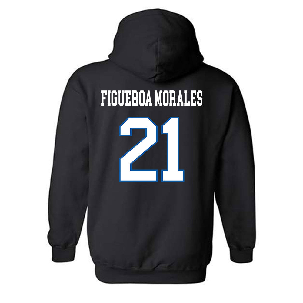 UNC Asheville - NCAA Men's Soccer : Emilio Figueroa Morales - Classic Shersey Hooded Sweatshirt-1