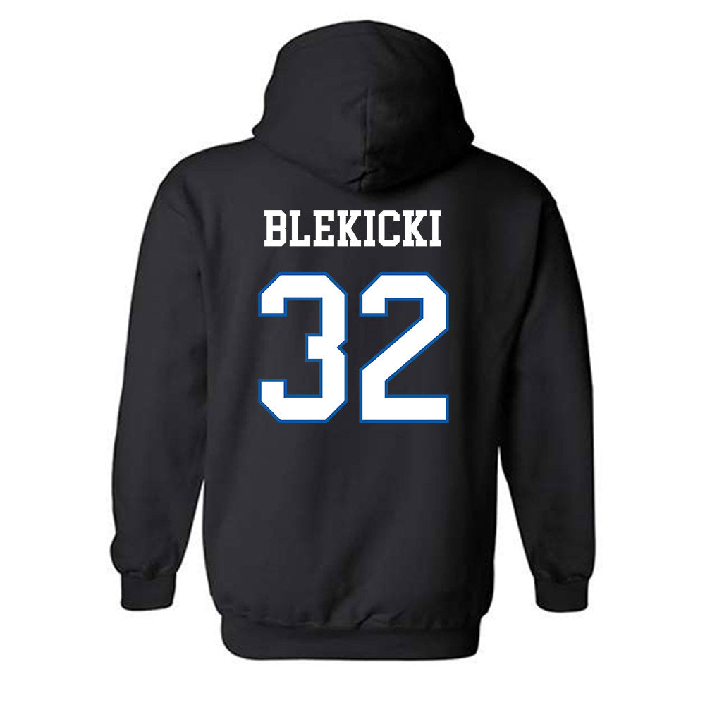UNC Asheville - NCAA Women's Soccer : Georgia Blekicki - Classic Shersey Hooded Sweatshirt-1