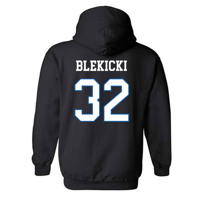 UNC Asheville - NCAA Women's Soccer : Georgia Blekicki - Classic Shersey Hooded Sweatshirt-1