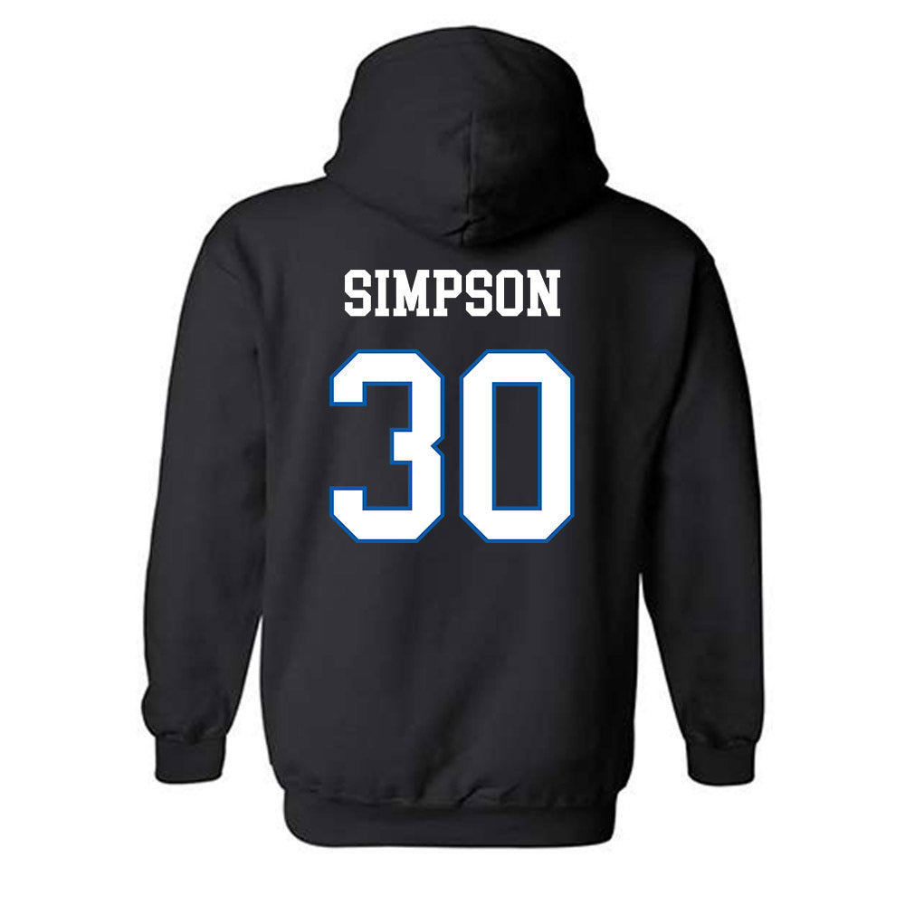 UNC Asheville - NCAA Women's Soccer : Olivia Simpson - Classic Shersey Hooded Sweatshirt-1