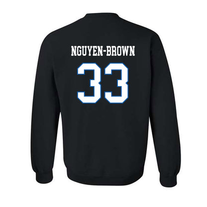 UNC Asheville - NCAA Baseball : Daylinh Nguyen-Brown - Classic Shersey Crewneck Sweatshirt-1