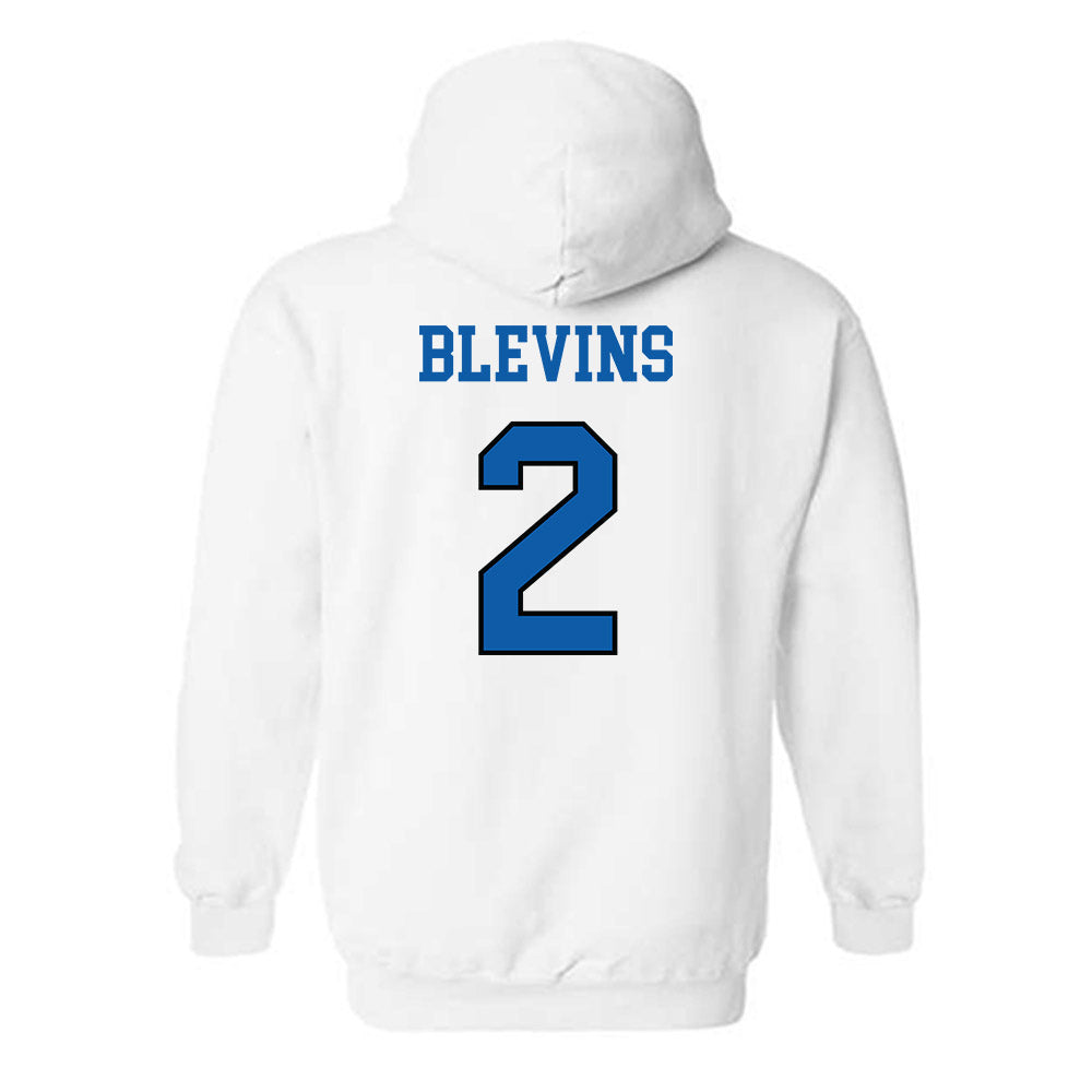 UNC Asheville - NCAA Women's Volleyball : Jessy Blevins - Classic Shersey Hooded Sweatshirt-1