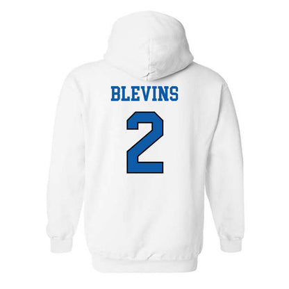 UNC Asheville - NCAA Women's Volleyball : Jessy Blevins - Classic Shersey Hooded Sweatshirt-1