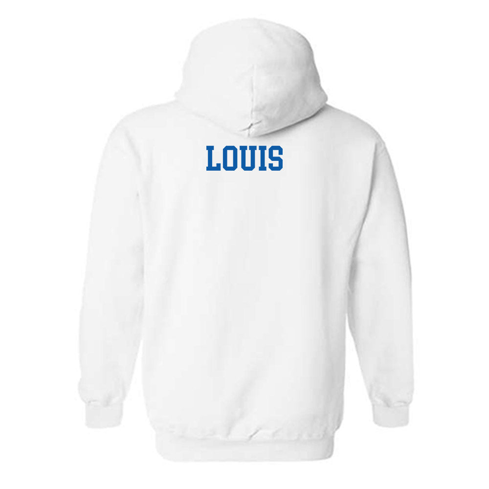 UNC Asheville - NCAA Men's Track & Field : Jeremiah Louis - Classic Shersey Hooded Sweatshirt-1