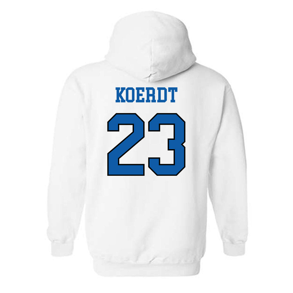 UNC Asheville - NCAA Women's Basketball : Jaidyn Koerdt - Classic Shersey Hooded Sweatshirt-1