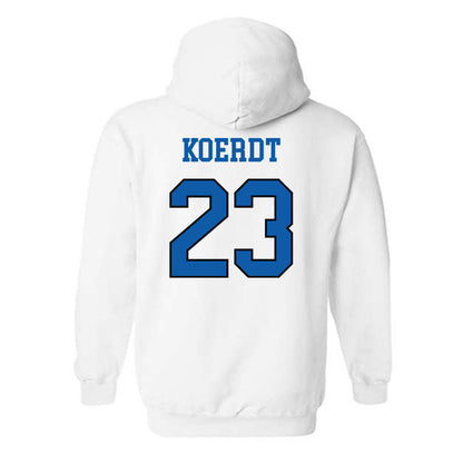 UNC Asheville - NCAA Women's Basketball : Jaidyn Koerdt - Classic Shersey Hooded Sweatshirt-1