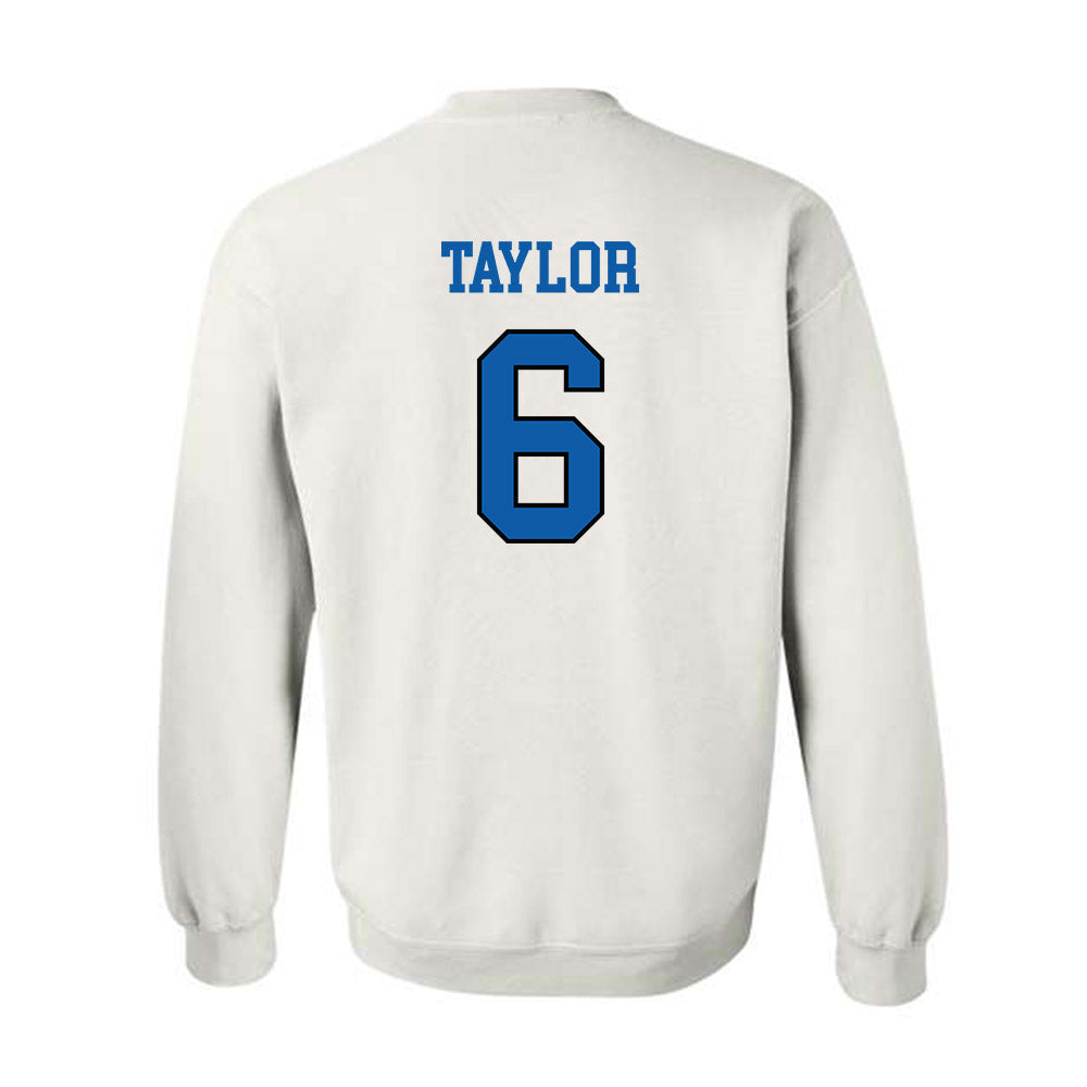 UNC Asheville - NCAA Men's Basketball : Kam Taylor - Classic Shersey Crewneck Sweatshirt-1