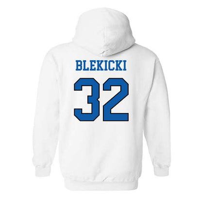 UNC Asheville - NCAA Women's Soccer : Georgia Blekicki - Classic Shersey Hooded Sweatshirt-1