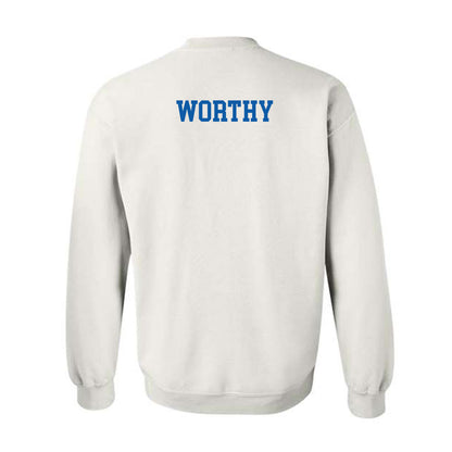 UNC Asheville - NCAA Women's Track & Field : Milaun Worthy - Classic Shersey Crewneck Sweatshirt-1