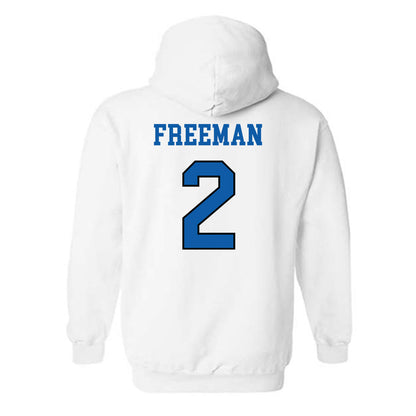 UNC Asheville - NCAA Women's Basketball : Jamaria Freeman - Classic Shersey Hooded Sweatshirt-1