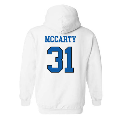 UNC Asheville - NCAA Men's Soccer : Lincoln McCarty - Classic Shersey Hooded Sweatshirt-1