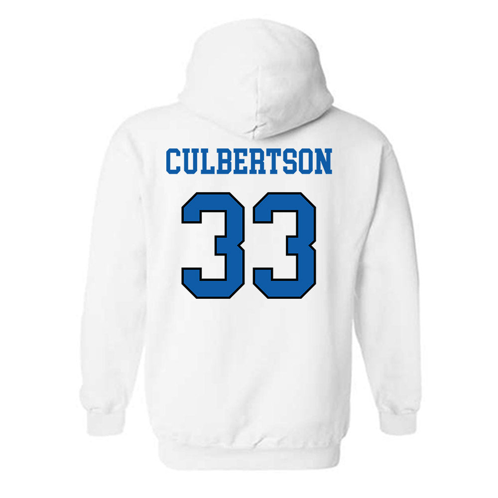 UNC Asheville - NCAA Men's Soccer : Dylan Culbertson - Classic Shersey Hooded Sweatshirt-1