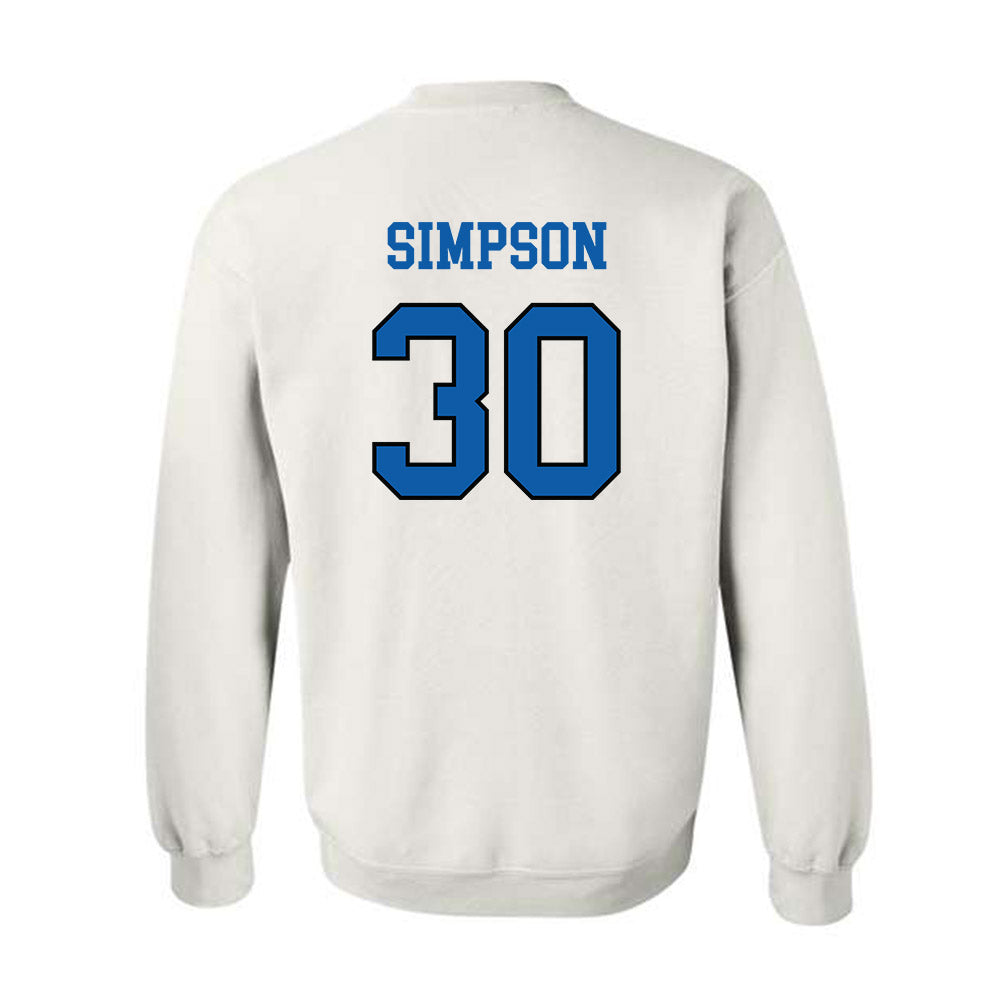 UNC Asheville - NCAA Women's Soccer : Olivia Simpson - Classic Shersey Crewneck Sweatshirt-1