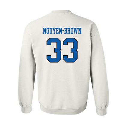 UNC Asheville - NCAA Baseball : Daylinh Nguyen-Brown - Classic Shersey Crewneck Sweatshirt-1